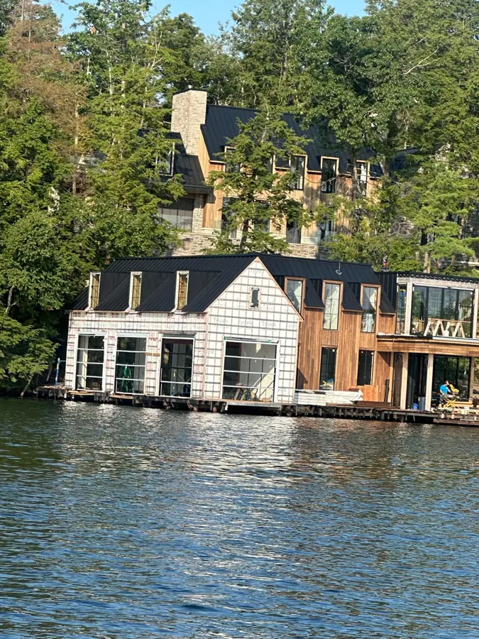 Lakefront home project